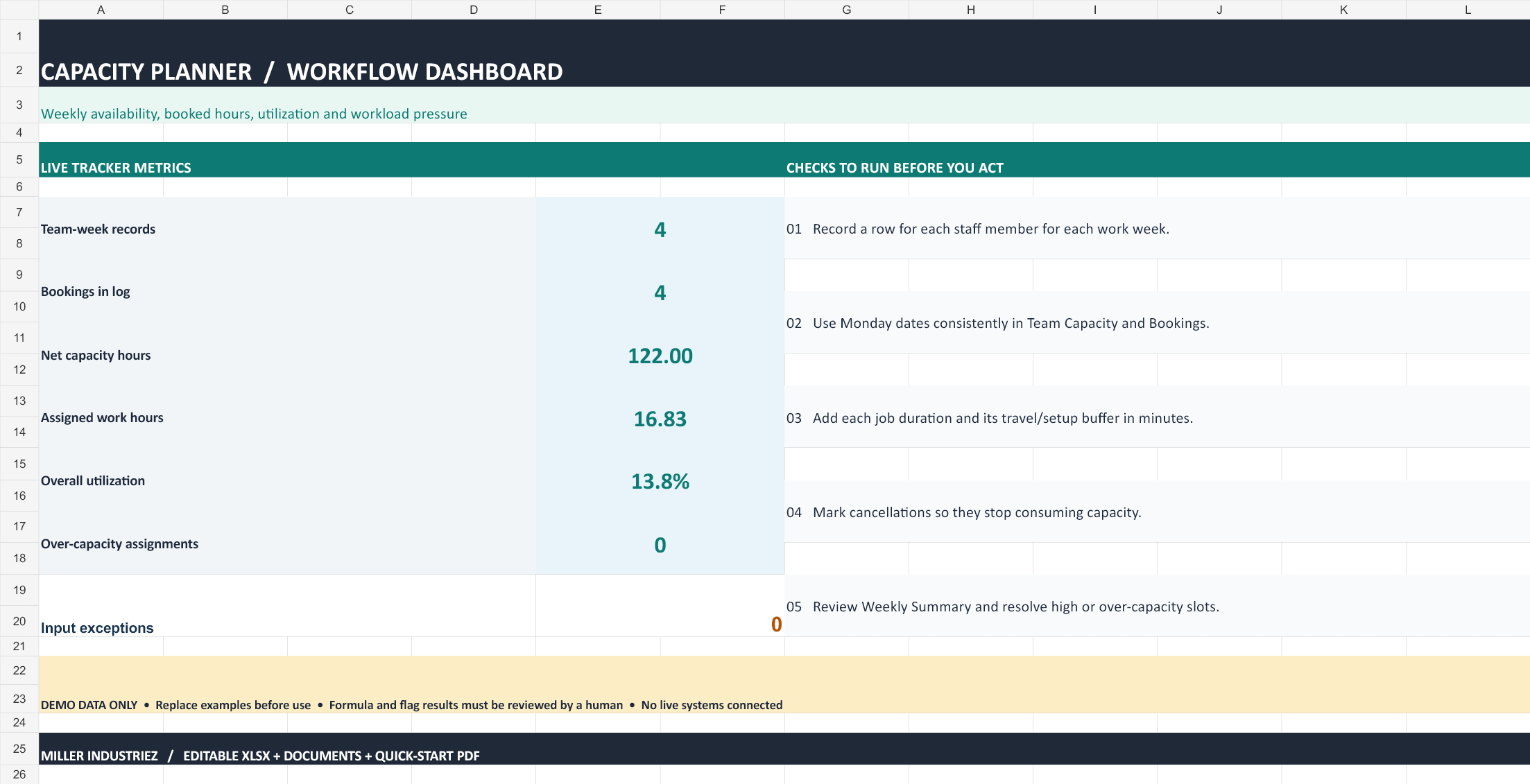 Capacity Planner product preview