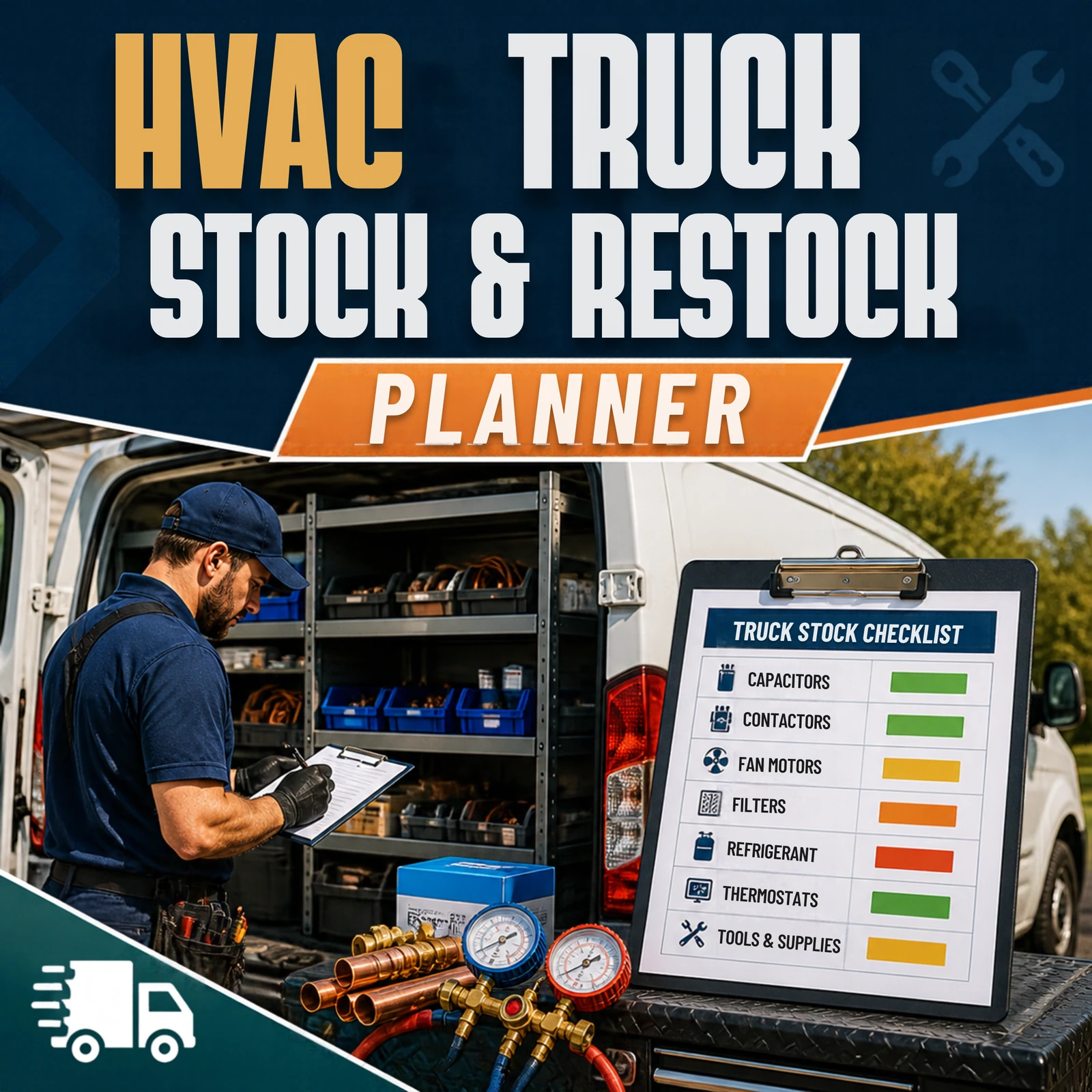 HVAC Truck Stock & Restock Planner product preview