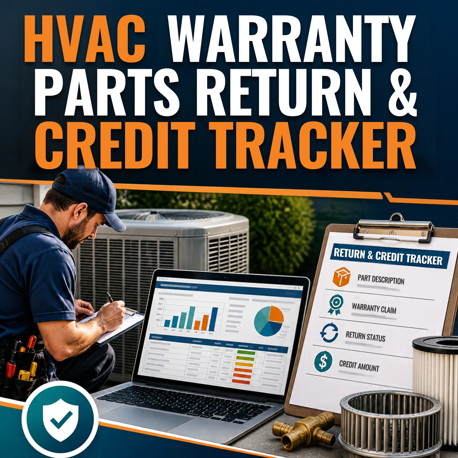 HVAC Warranty Parts Return & Credit Tracker product preview